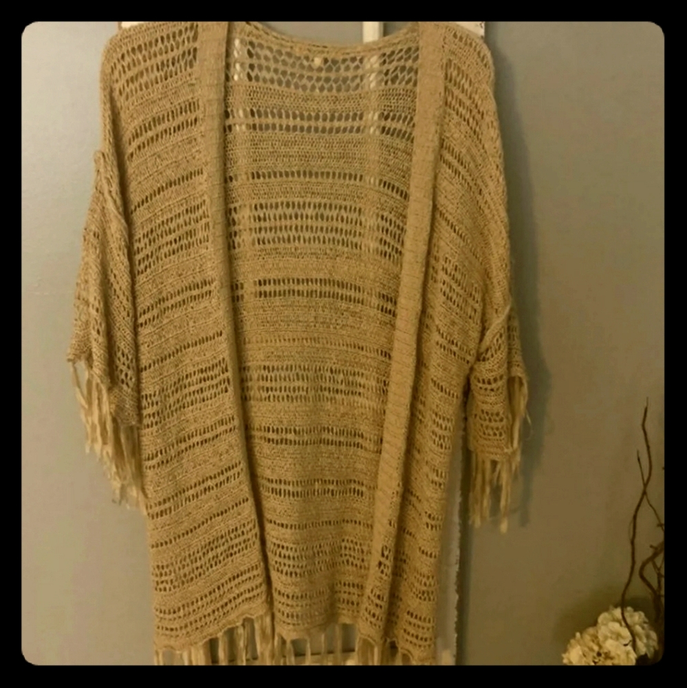 Boho Fringe Cardigan